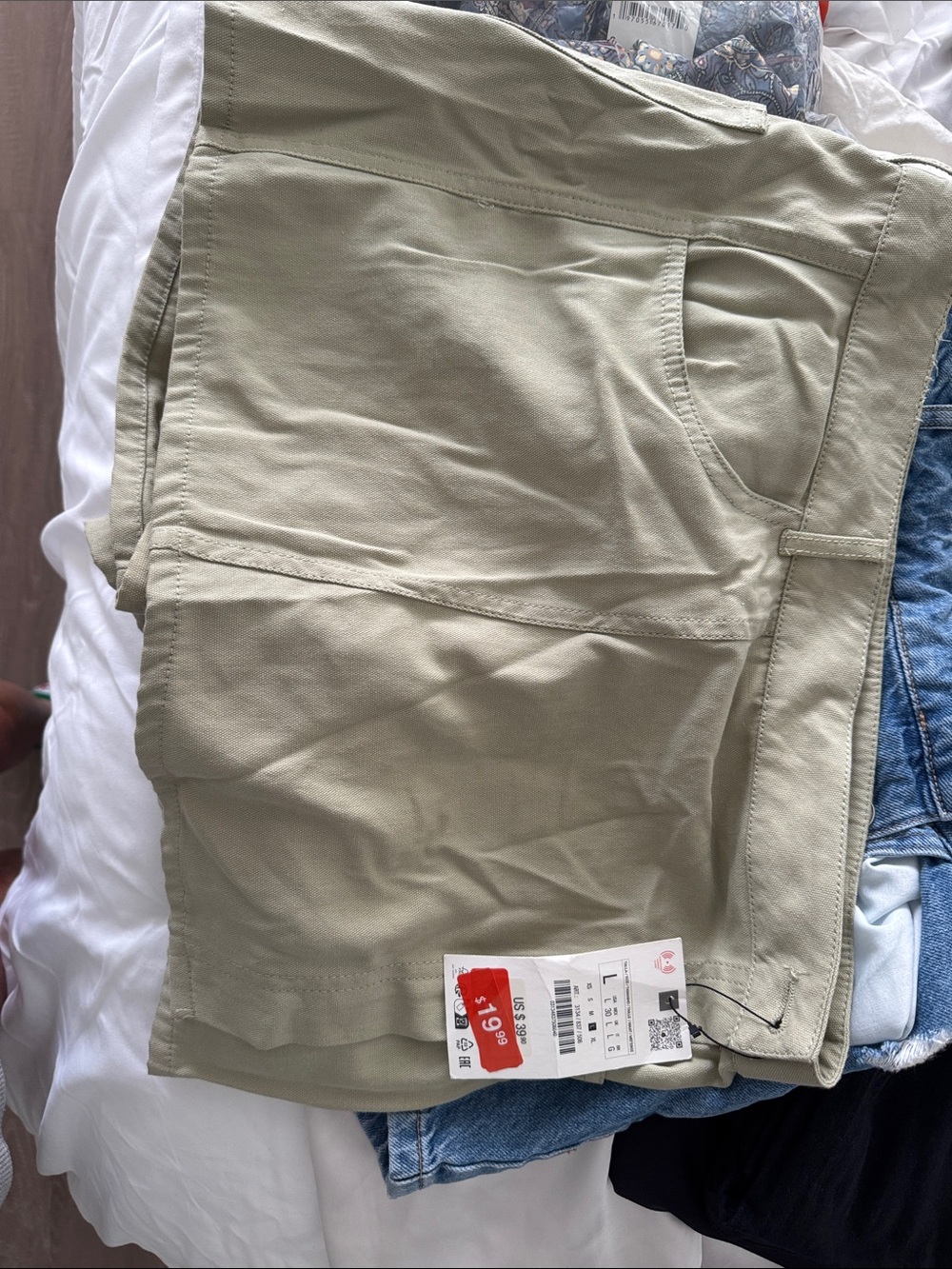 Zara Olive Green Utility Skort